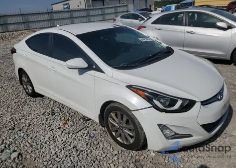 2015 Hyundai Elantra Se from USA, damaged, VIN 5NPDH4AE2FH592878